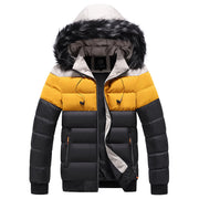 Splicing down jacket | Men Puff jacket |puffer jacket outfit