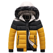 Splicing down jacket | Men Puff jacket |puffer jacket outfit